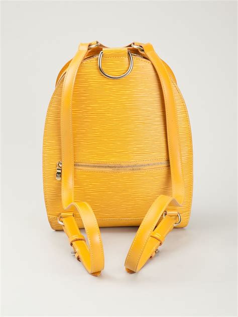 louis vuitton yellow backpack|backpack Louis Vuitton original.